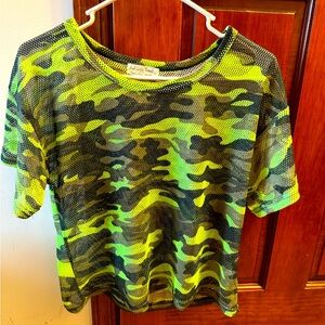 see through camouflage shirt